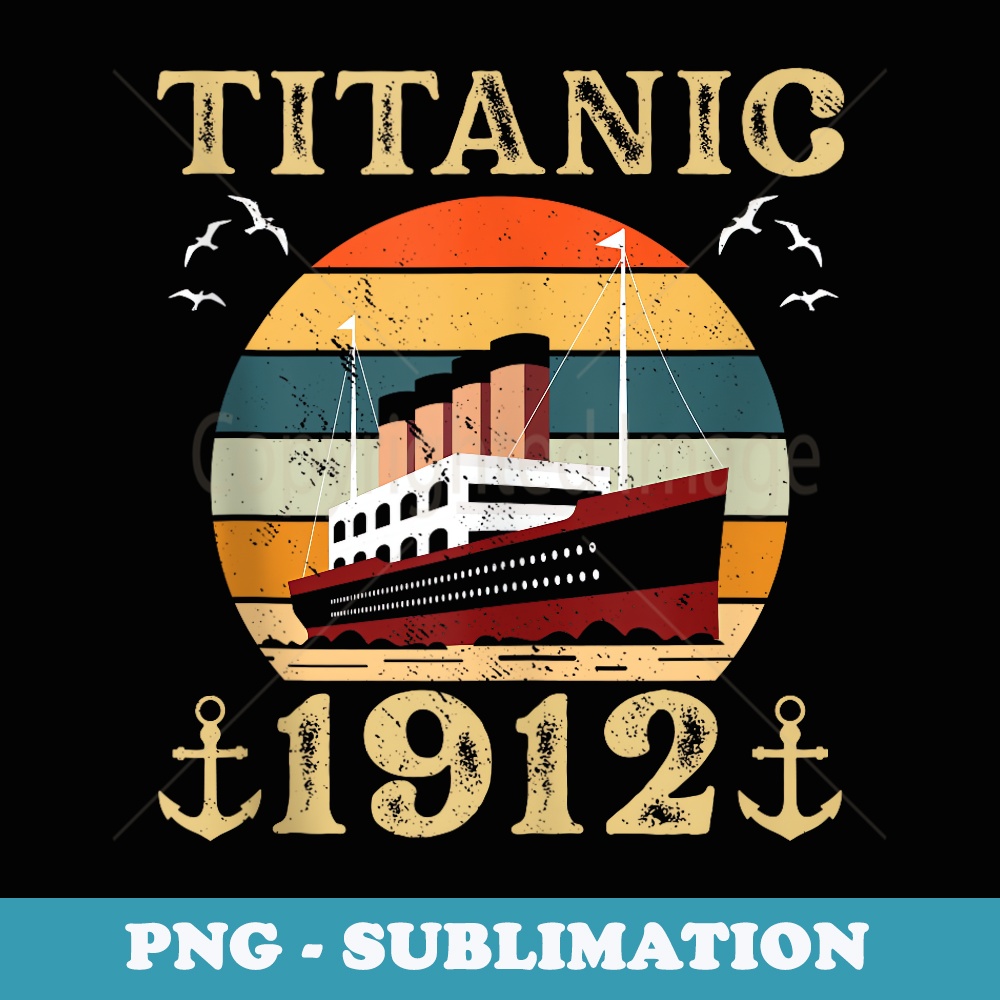 Ship Signature Retro Titanic 1912 Cruise Vessel Vintage Ship - Signature Su | Inspire ...
