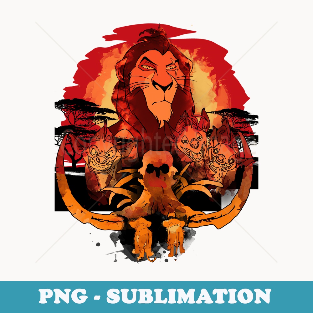 Disney Lion King Scar Watch Simba Nala Dark Watercolor - Uni | Inspire ...