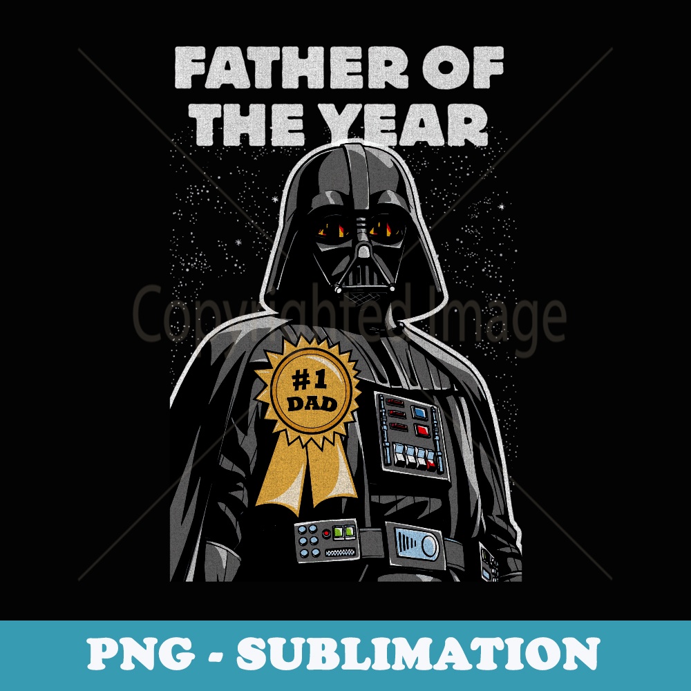 Star Wars Fathers Day Darth Vader Father Of The Year - PNG T | Inspire ...