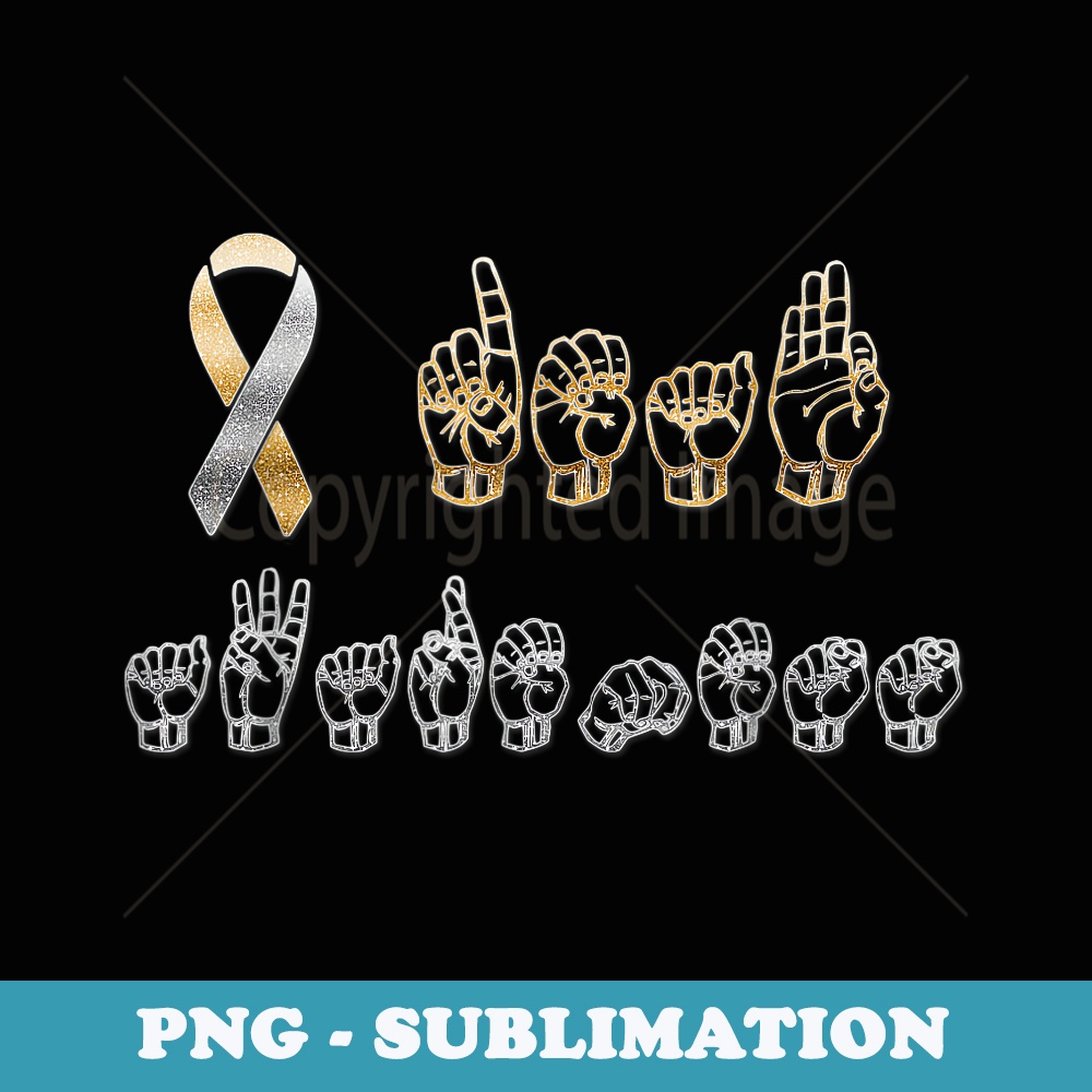 ASL American Sign Language Deaf Awareness T - Instant PNG Su | Inspire ...