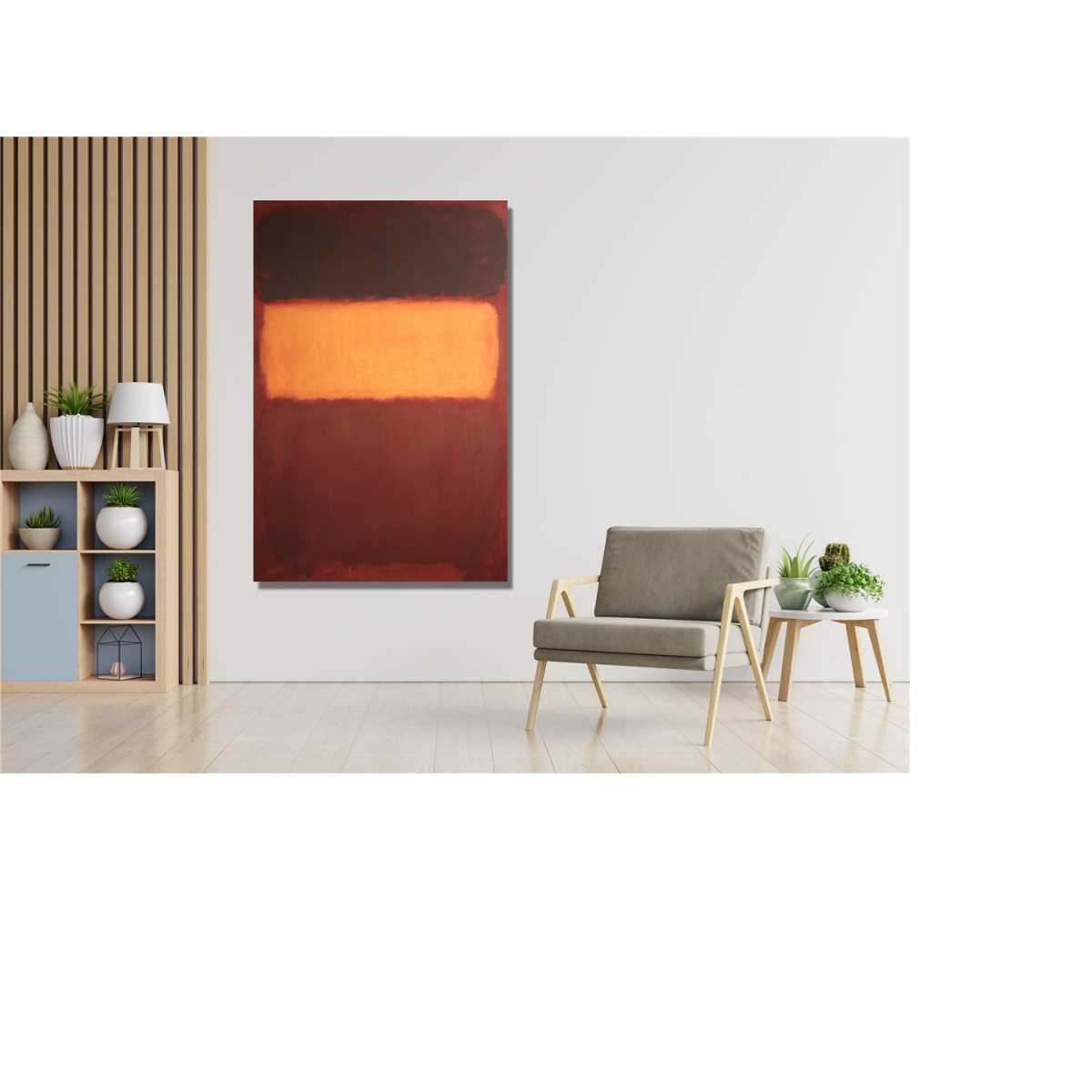 Mark Rothko Poster, Mark Rothko Brown And Linght Brown Mark | Inspire ...