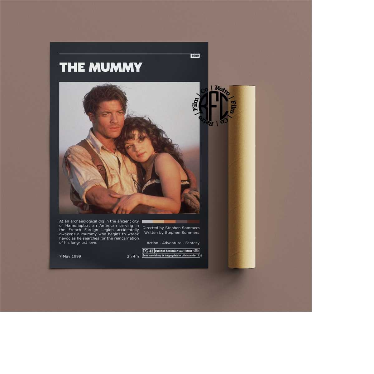 The Mummy Movie Retro Vintage Poster – Licensed Reprint, Framed Or Unframed Options