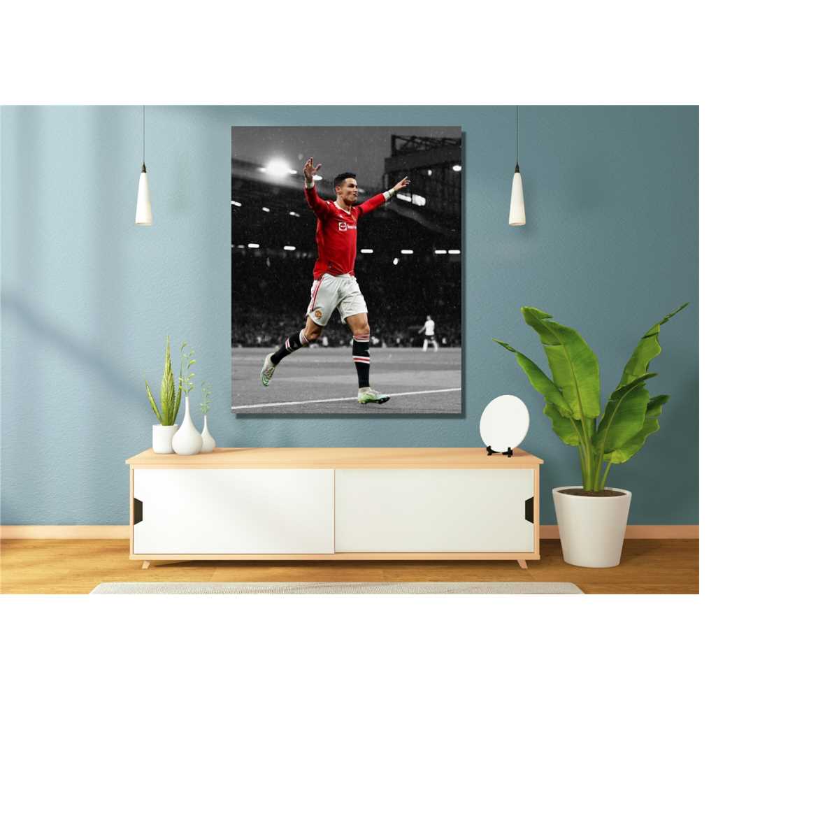 Cristiano Ronaldo Canvas,Cristiano Ronaldo Wall Art, Cristi | Inspire
