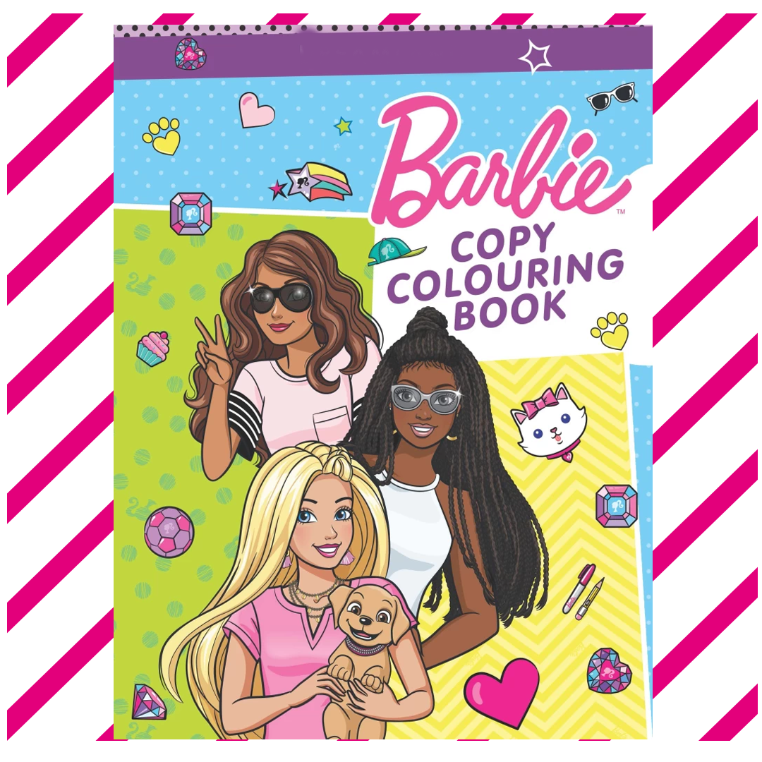 Barbie Coloring Book 50 pages | Inspire Uplift