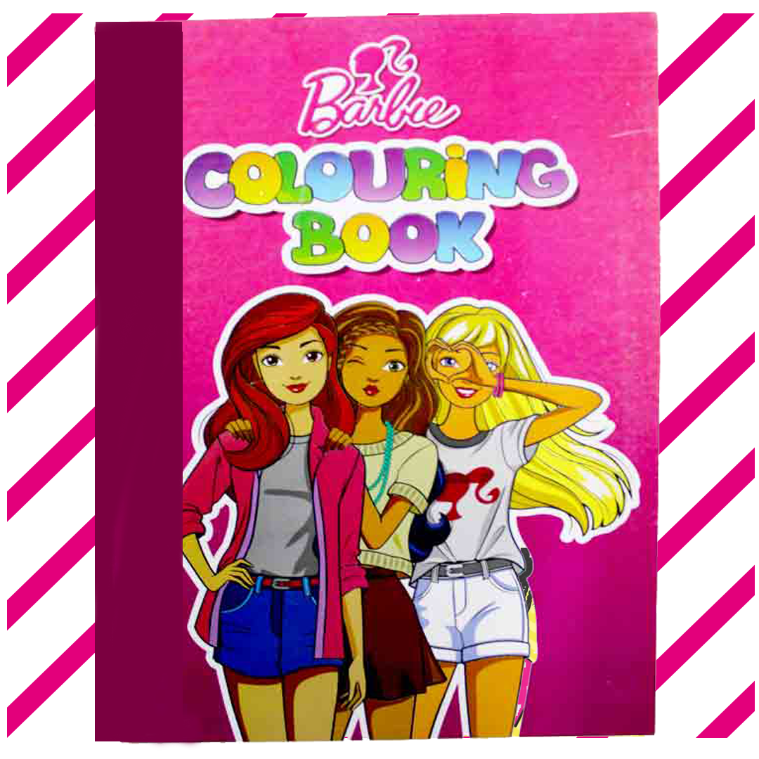 Barbie Colouring Book - Fun Sticker Book For Kids, Fast Shipping, New Condition