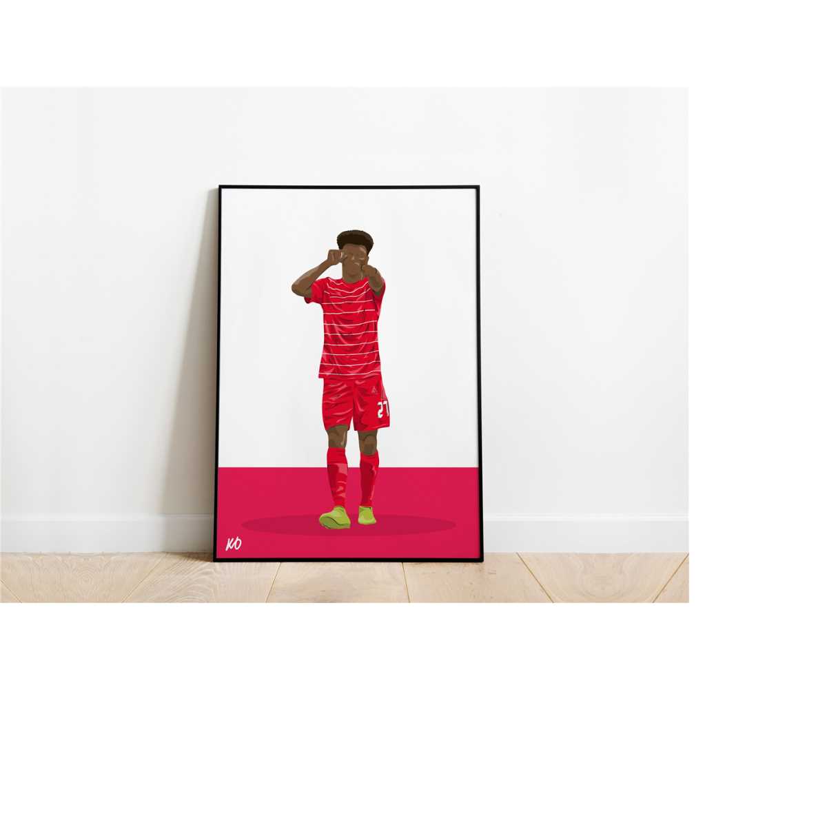 Karim Adeyemi RB Salzburg Football Poster Print A3 / A4 / A5 | Inspire ...