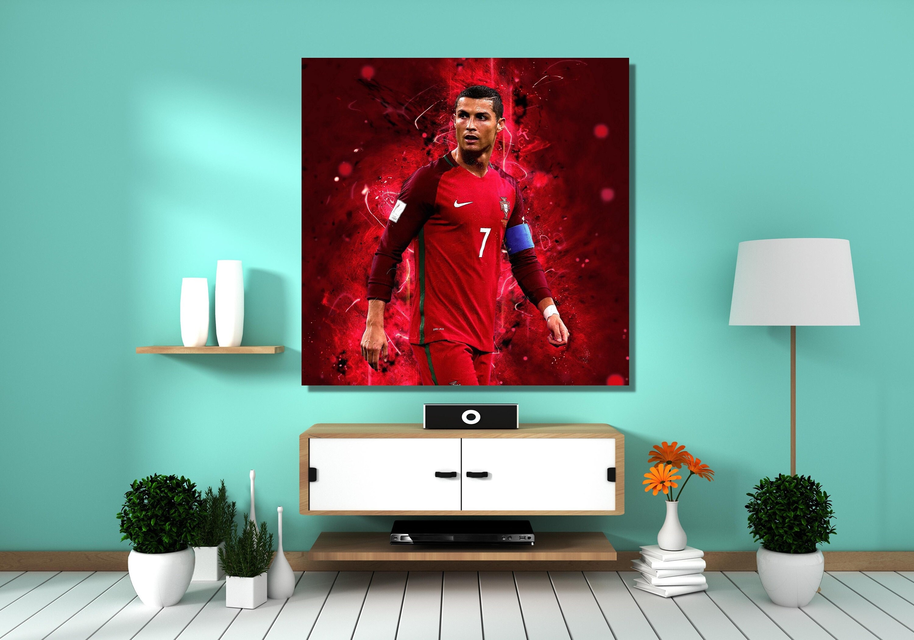 Cristiano Ronaldo Poster, Cristiano Ronaldo Wall Art, Cristi | Inspire