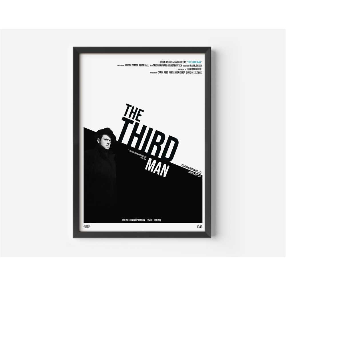 Vintage Inspired Movie Print Retro Movie Poster Midcentury Inspire