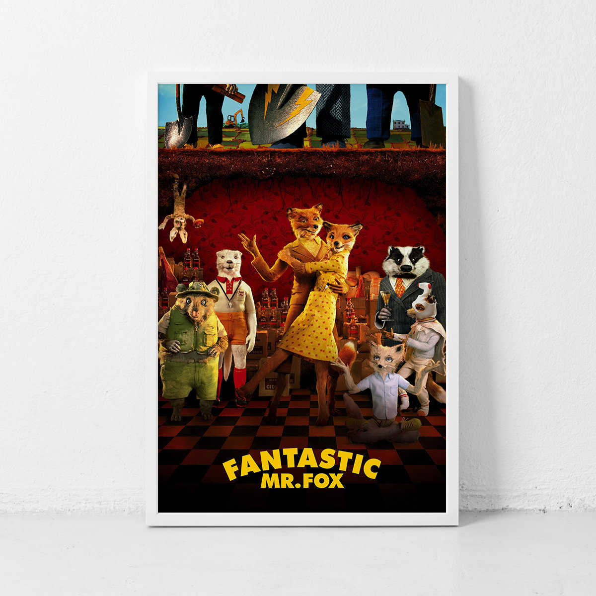 Fantastic Mr. Fox Movie Poster Classic Retro Rock Vintage Wa - Inspire ...