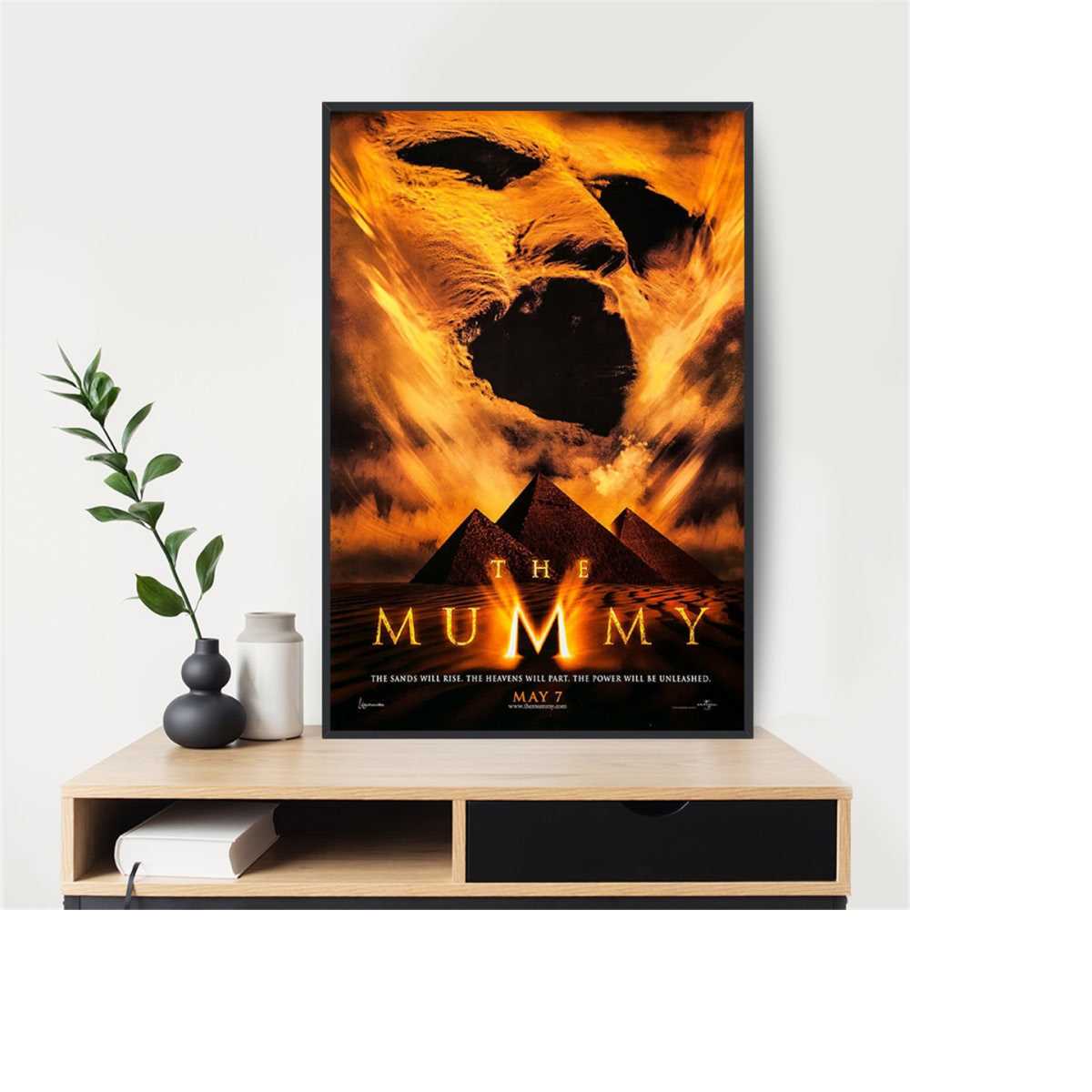 The Mummy 1999 Movie Poster Art Room Wall - Inspire Uplift