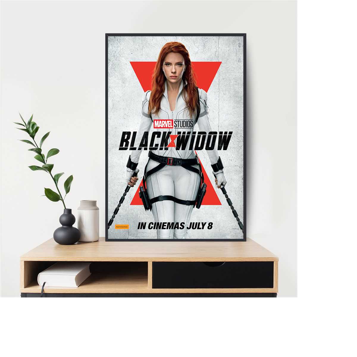 Black Widow Movie Poster Film Wall Art Print - Inspire Uplift