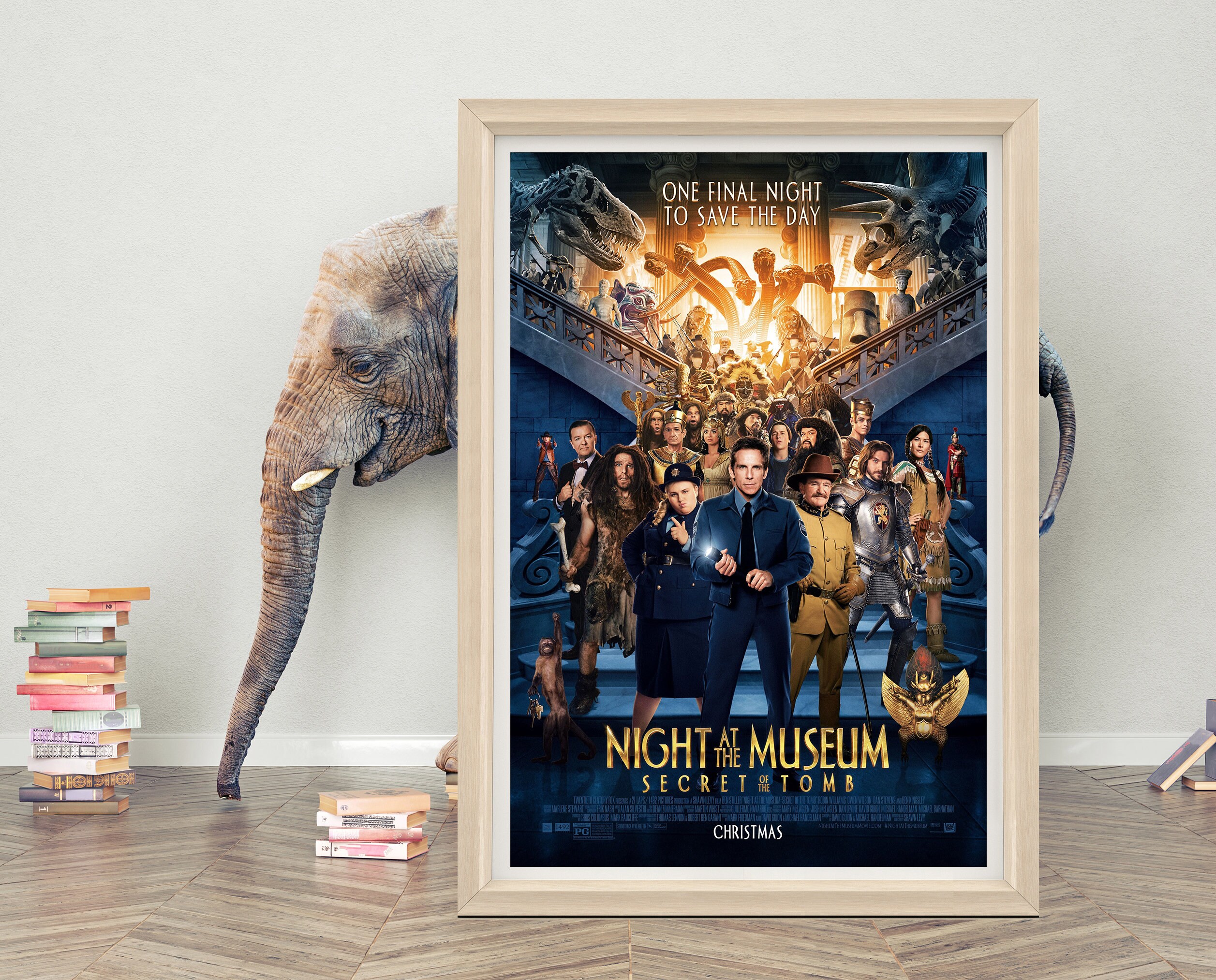 Night at the Museum Secret of the Tomb Poster Wall Art 2023 | Inspire ...