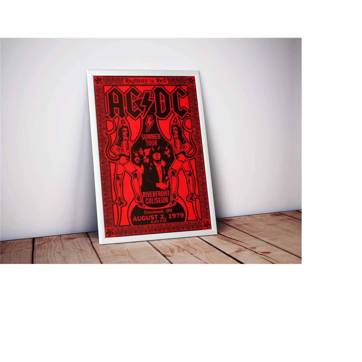 AC/DC Poster | Concert Posters | ACDC Poster | Inspire Uplift