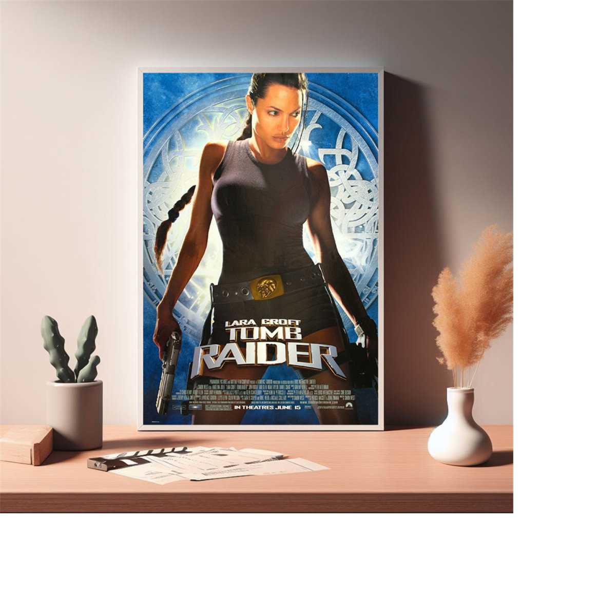 Lara Croft Tomb Raider Movie Poster , Canvas | Inspire Uplift
