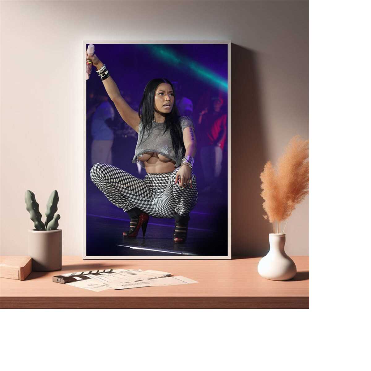 Nicki Minaj Celebrity Singer Rapper Artist Poster, Canvas | Inspire Uplift