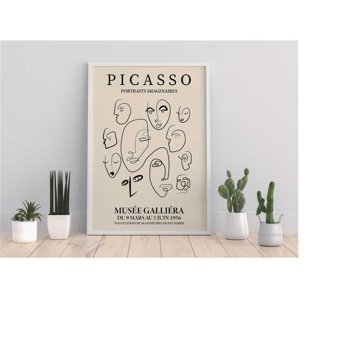 Printable Pablo Picasso Wall Art, Downloadable Exhibition Pr - Inspire ...