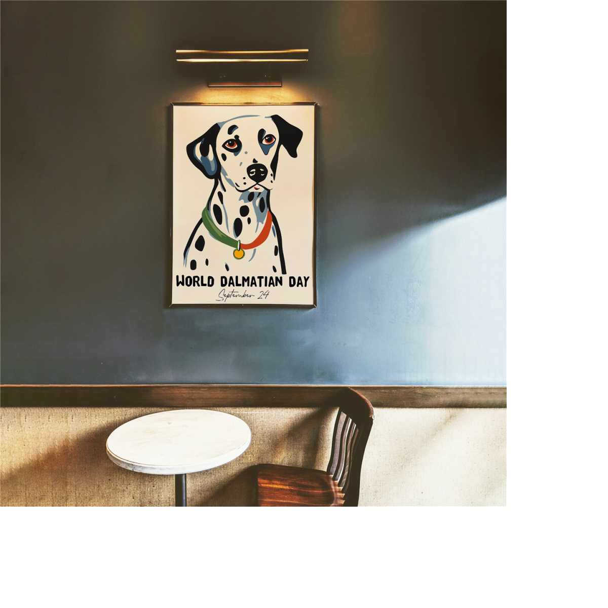 WORLD DALMATIAN DOG Poster - original poster, print, - Inspire Uplift