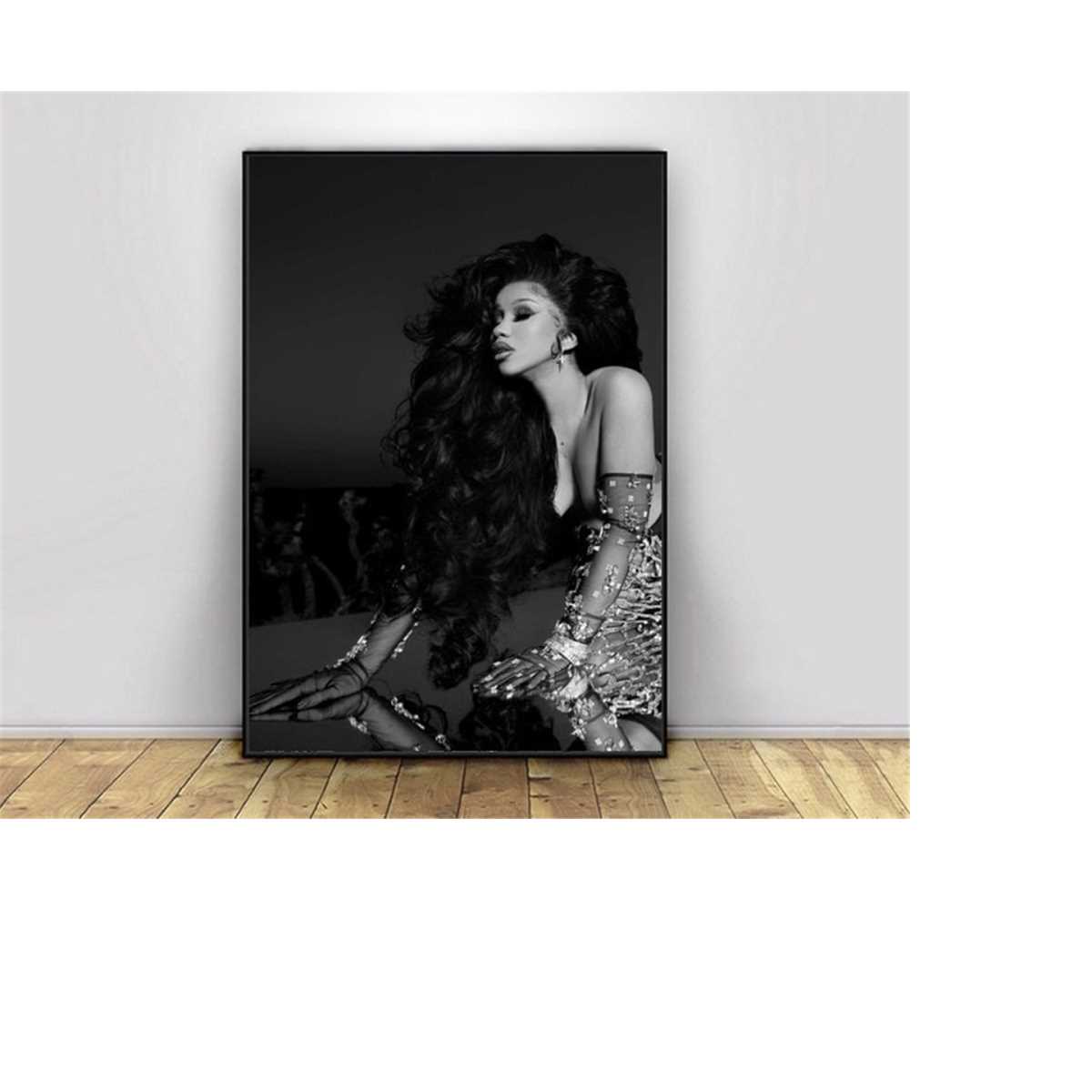 Cardi B Music Singer Canvas Poster Wall Art | Inspire Uplift