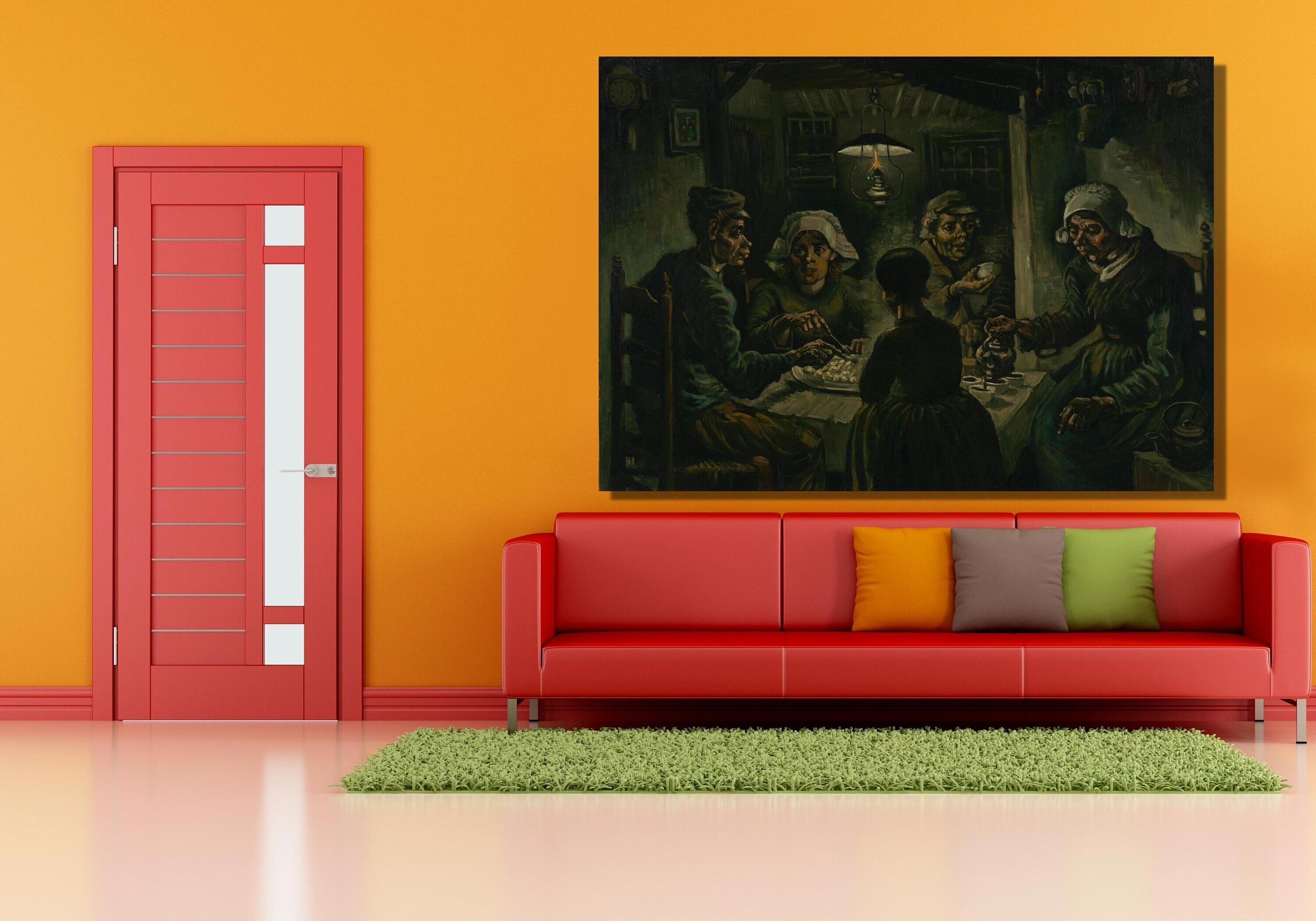 The Bedroom Van Gogh Van Gogh Potato Eaters Painting, Vincen | Inspire ...