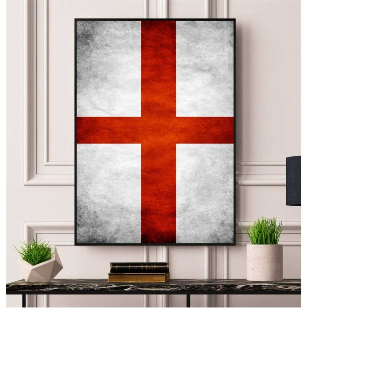 england-flag-poster-framed-unframed-a5-a4-a3-a2-inspire-uplift