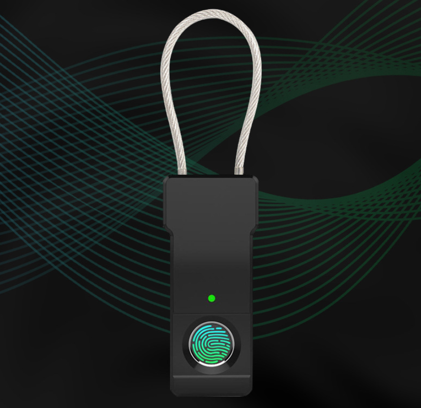 Smart fingerprint padlock door lock - Inspire Uplift