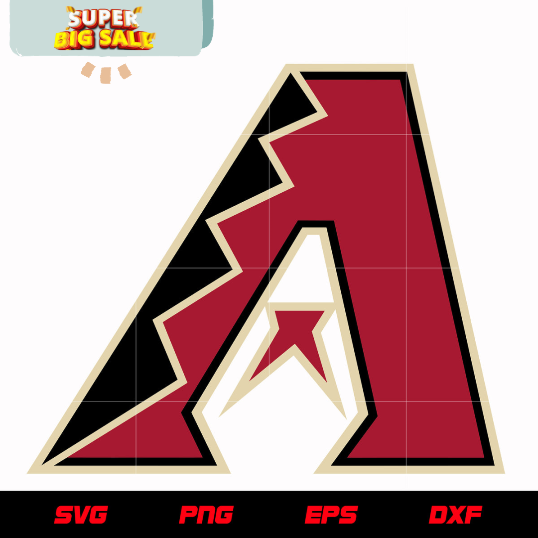 Arizona Diamondbacks Primary Logo svg, mlb svg, eps, dxf, pn | Inspire ...
