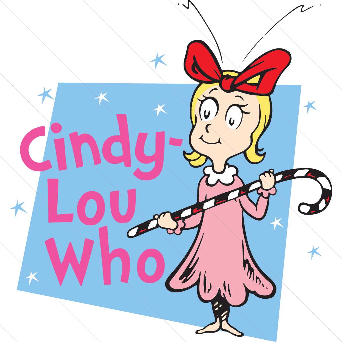 Dr Seuss Cindy Lou Who Svg, Dr Seuss Svg, Cindy Lou Who Svg, - Inspire ...