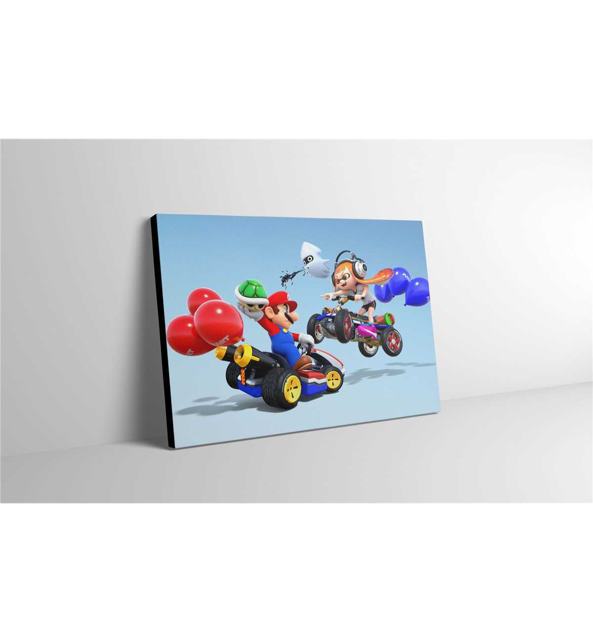 Super Mario Kart Canvas Print Wall Art Mario | Inspire Uplift