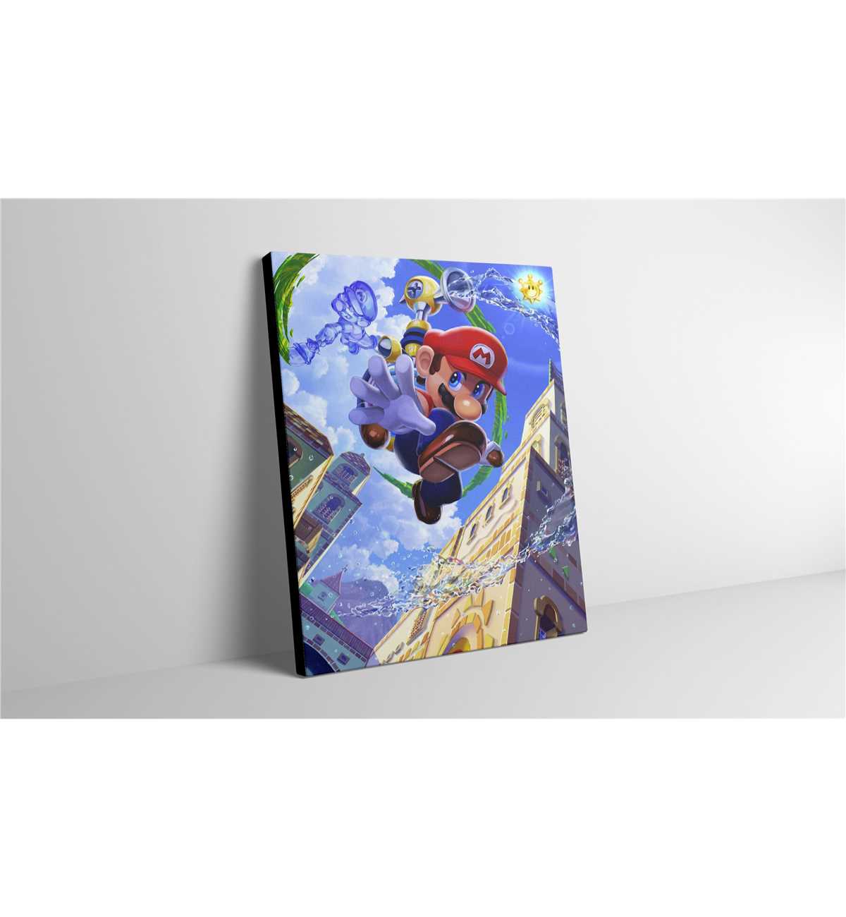 Super Mario Canvas Wall Art - Mario Poster | Inspire Uplift
