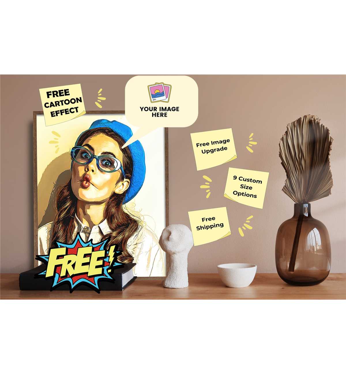 Cartoon Special Canvas Art, Free Cartoon Effect, Cartoon | Inspire Uplift
