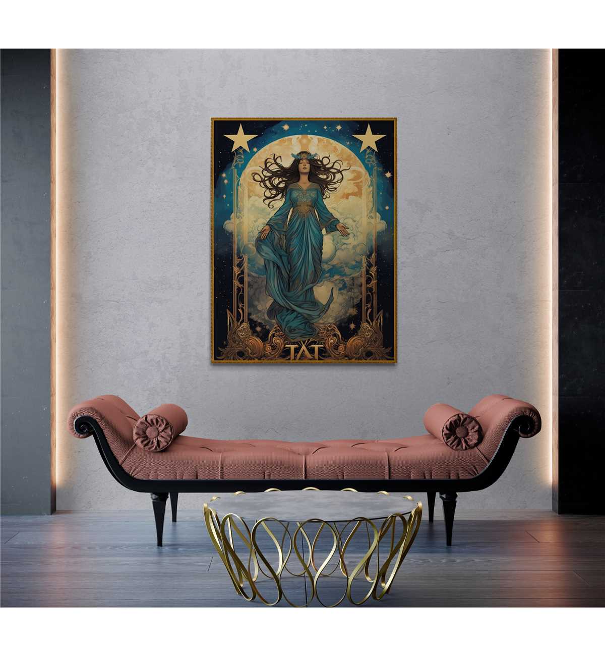 The Star Tarot Art, Dark Academia, Tarot Card, | Inspire Uplift