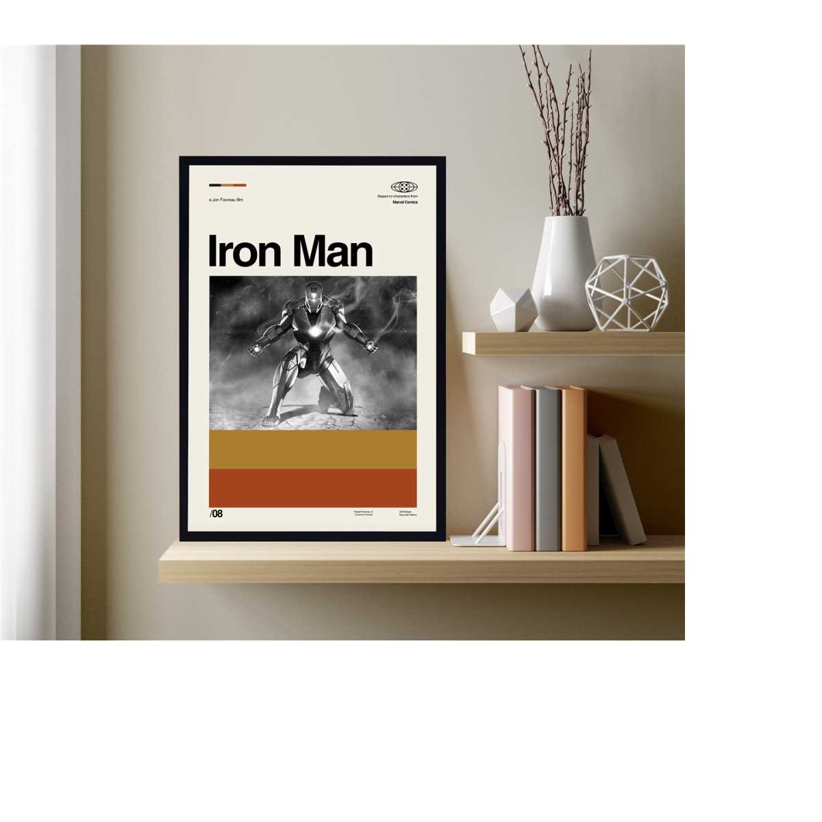 Iron Man Poster, Iron Man Retro Poster, Marvel Poster, Retro | Inspire ...