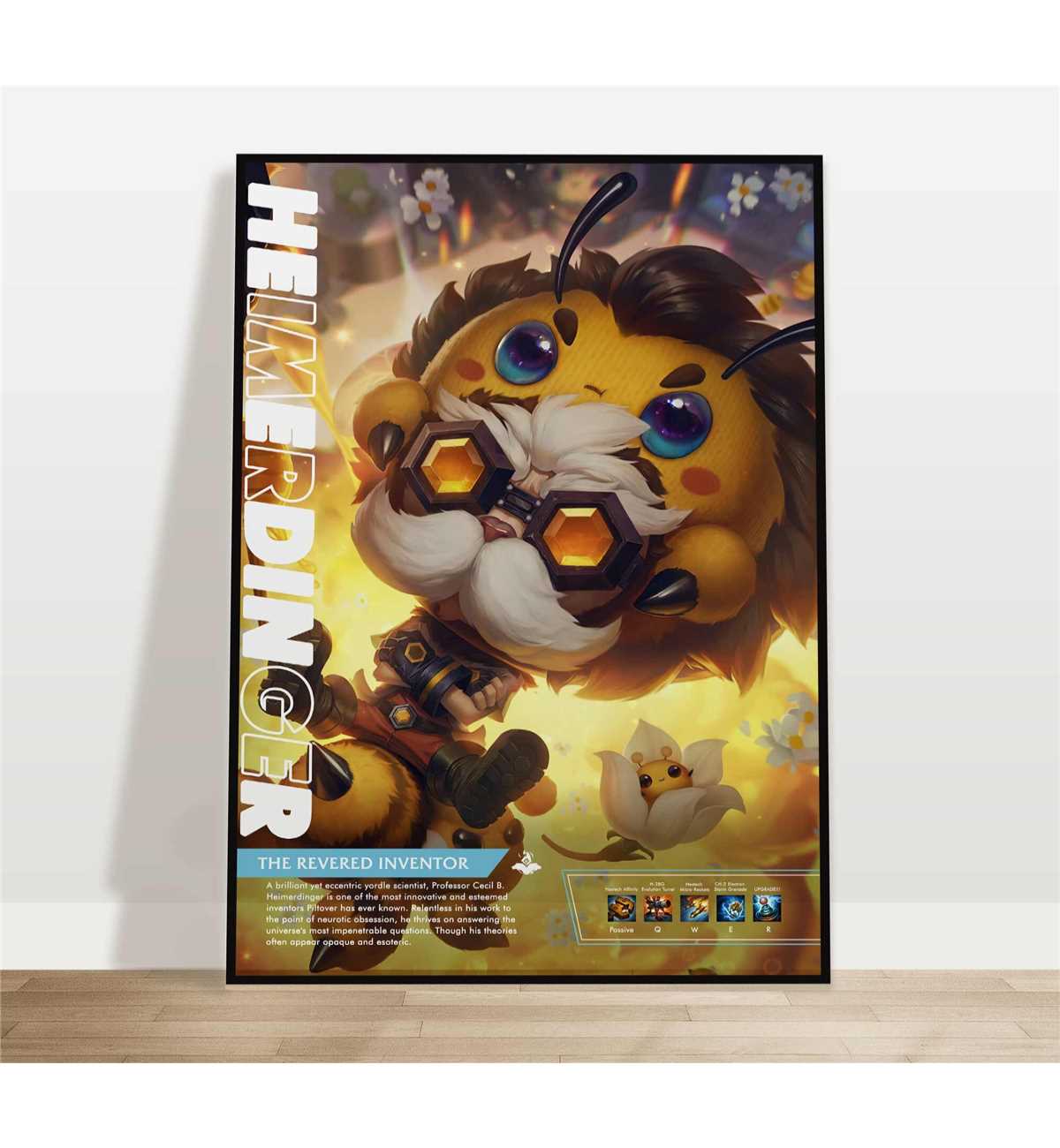 Heimerdinger | Custom League of Legends Poster | | Inspire Uplift