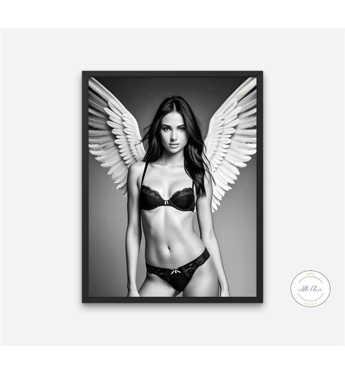 ANGEL PULLOVER - BLACK WHITE