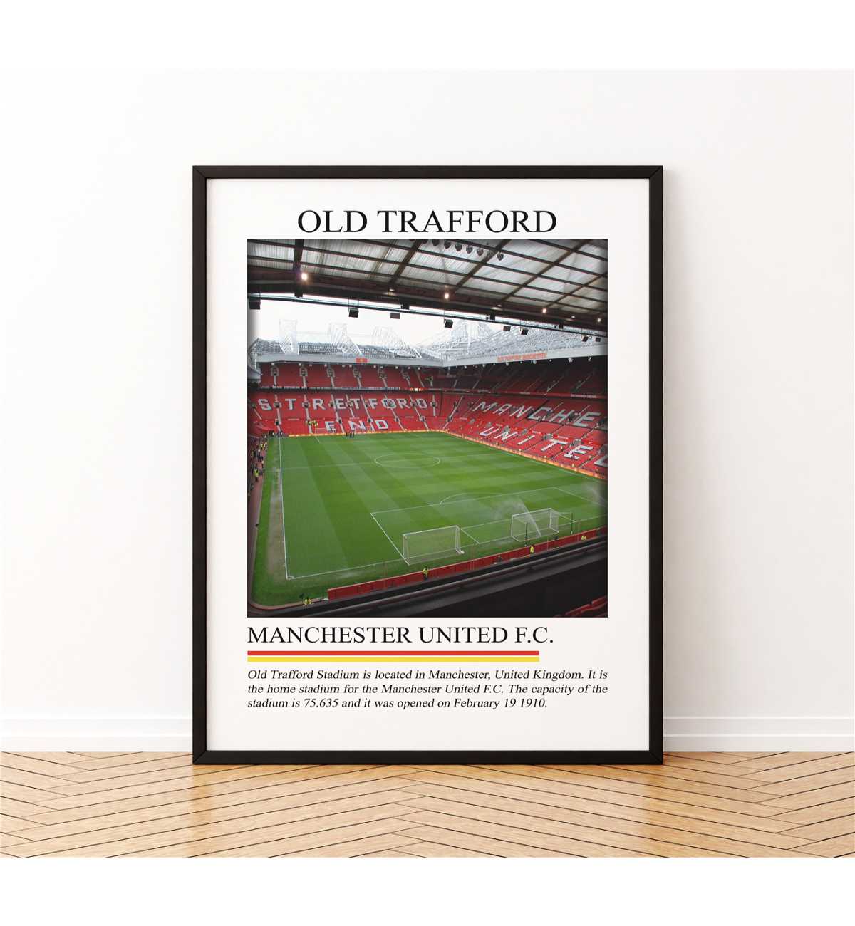 Old Trafford Stadium Canvas Old Trafford Poster Inspire Uplift