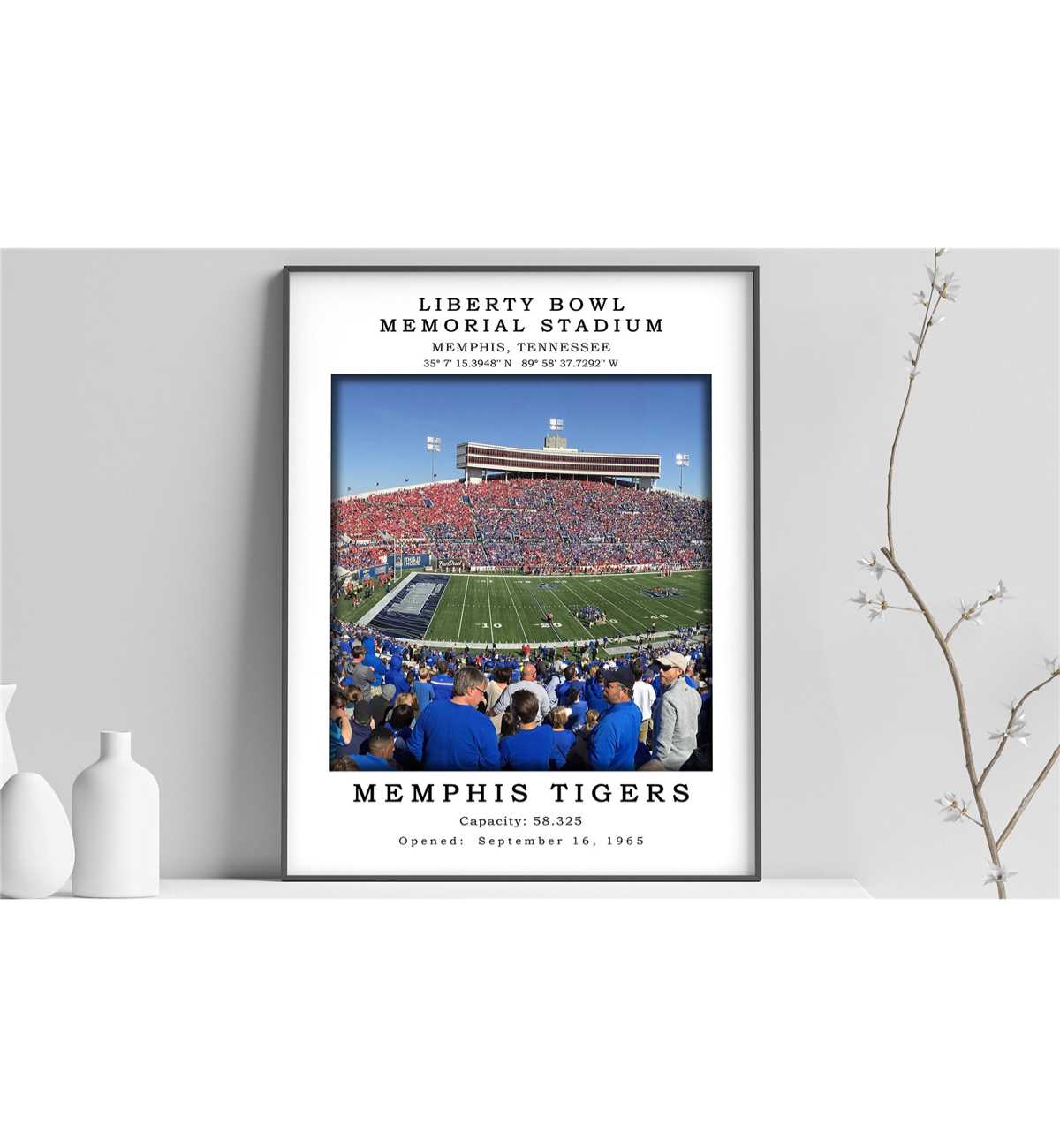 Liberty Bowl Memorial Stadium Canvas Liberty Bowl Inspire Uplift
