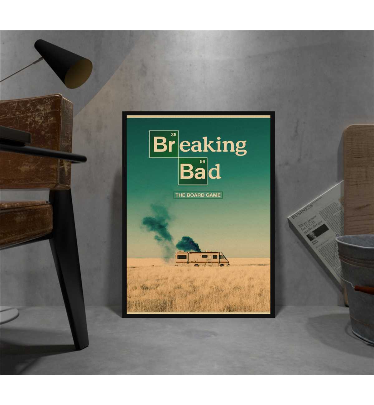 Breaking Back Poster Breaking Bad Retro Poster, Kraft Paper Print, Movie - Inspire Uplift