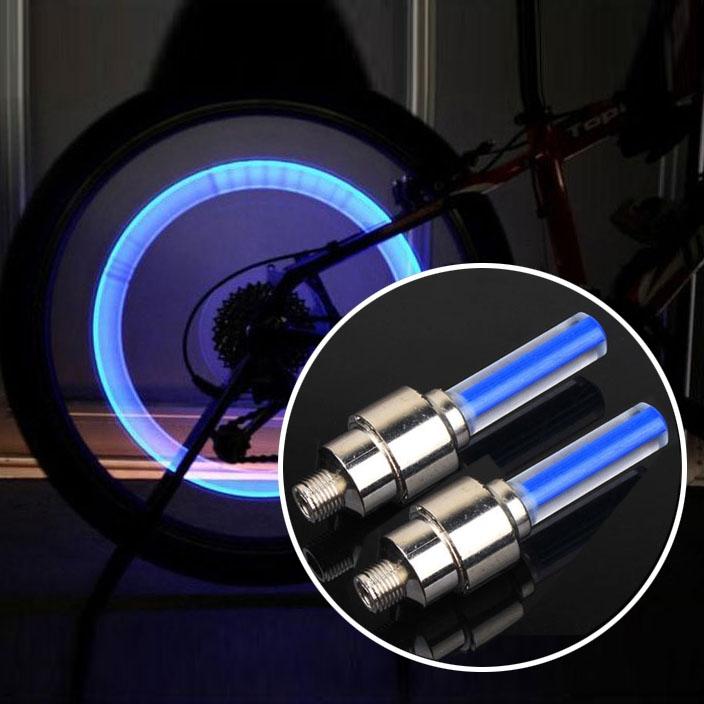 LED Tire Valve Lights for Cars Bikes & Motorcycles Night Safety Wheel Lights