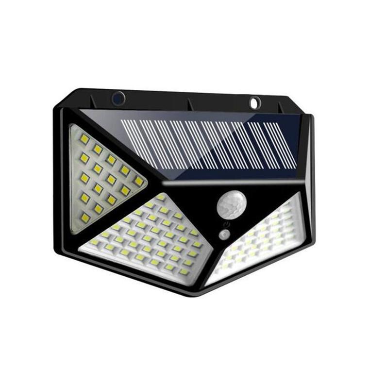 100 LED Solar Motion Sensor Light for Outdoor Wall Patio Garden and Balcony Security