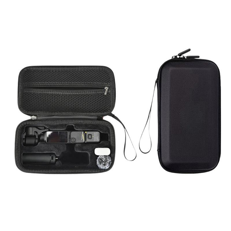 Pocket 4 Hard Carrying Case with Soft Flannel Interior and Travel Wrist Strap