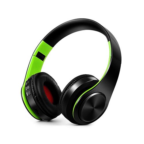 HIFI Stereo Wireless Bluetooth Headphones with Mic, FM Radio & SD Card Support