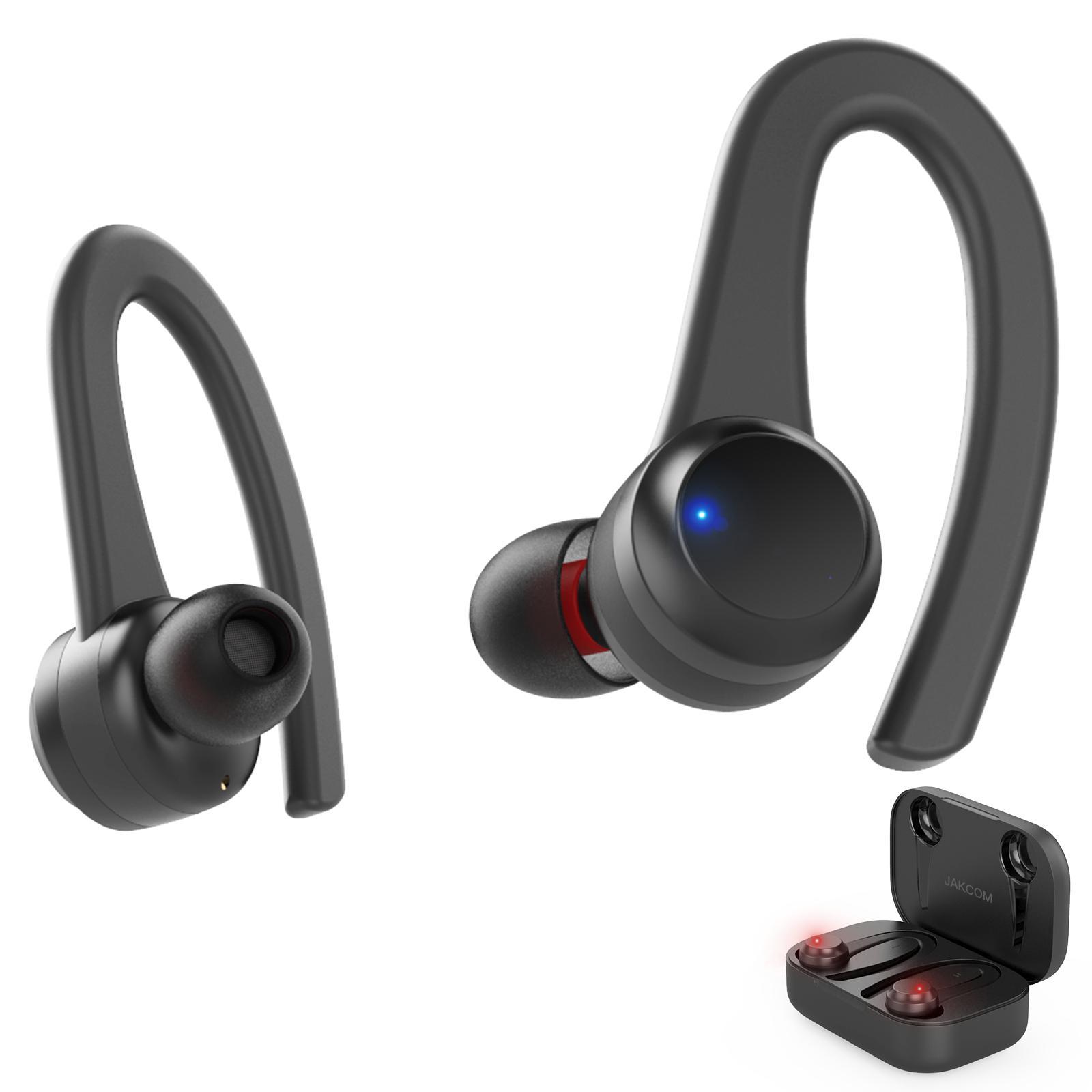 JAKCOM SE5 Wireless Sport Earbuds with Noise Reduction & IPX4 Waterproof Charging Case