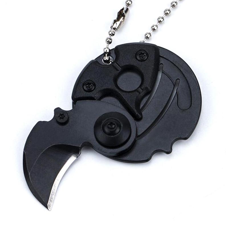 Mini Folding Keychain Pocket Knife Compact EDC Utility Tool for Outdoor Adventures