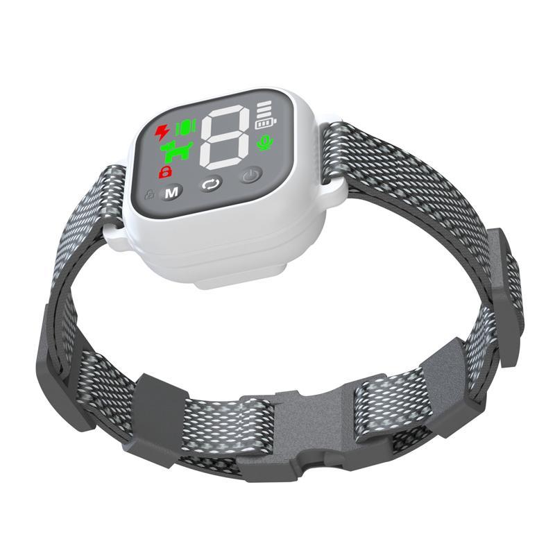 Smart Color Screen Dog Bark Collar with Touch Control & Waterproof Rechargeable Training Modes