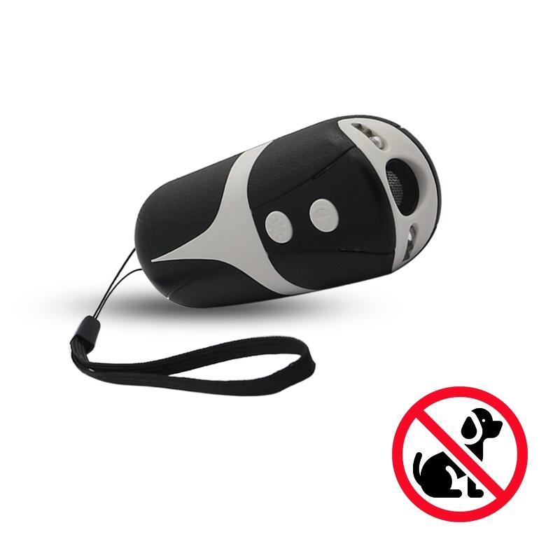 SafeWalk Portable Ultrasonic Dog Repeller with LED Safety Light for Outdoor Protection