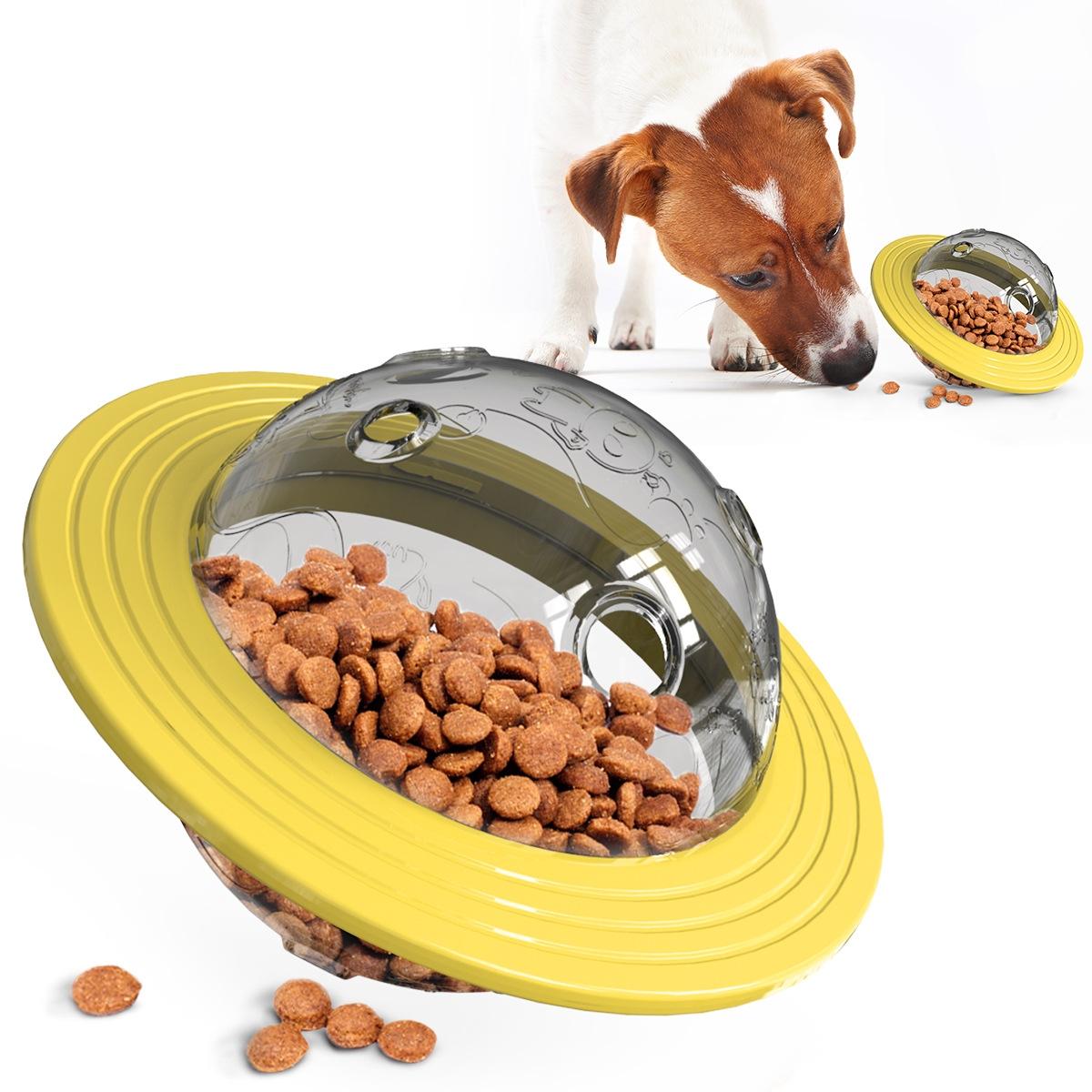 Interactive Flying Disc Treat Dispensing Toy for Dogs & Cats ,Treat Dispensing Toy, Flying Disc