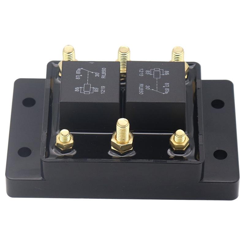12V 80A Waterproof Automotive Relay Fuse Box Module for Cars, RVs, Boats & Marine Electrical Systems