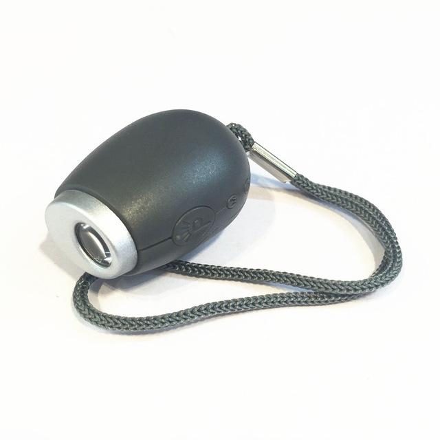 Mini LED Projection Alarm Clock Keychain Portable Time Projector with Flashlight