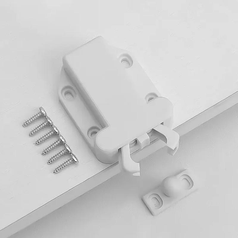 Push to Open Cabinet Door Latch Hidden Cabinet Door Catch Soft Close Push Latch Lock
