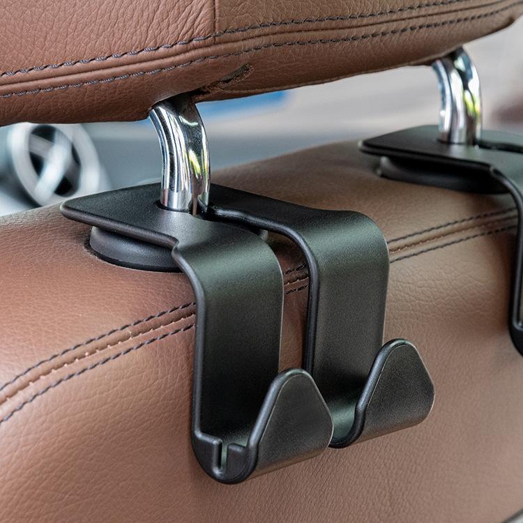 2 in 1 Car Seat Hook and Car Phone Holder for Headrest Storage Organizer